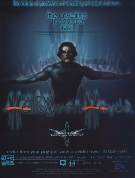 WCW Разрушение на Хэллоуин (2000) постер