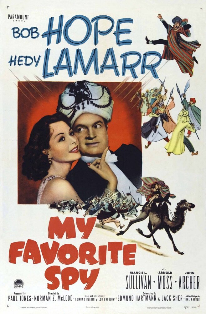 Мой любимый шпион (1951) постер