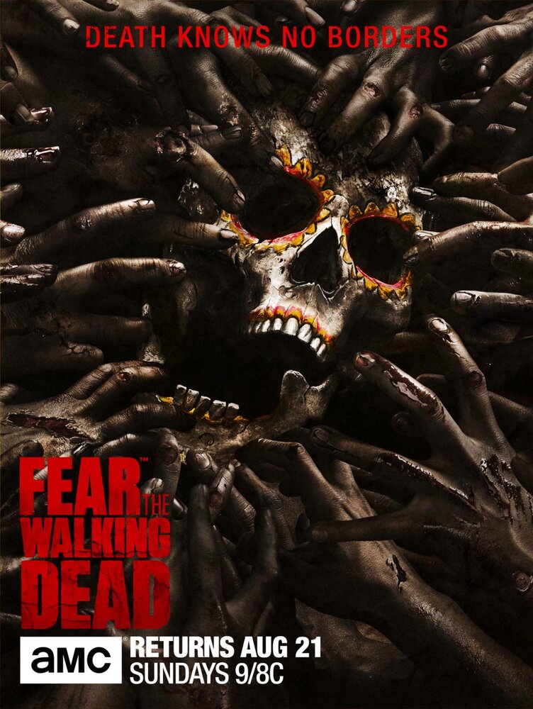Бойтесь ходячих мертвецов (2015) постер