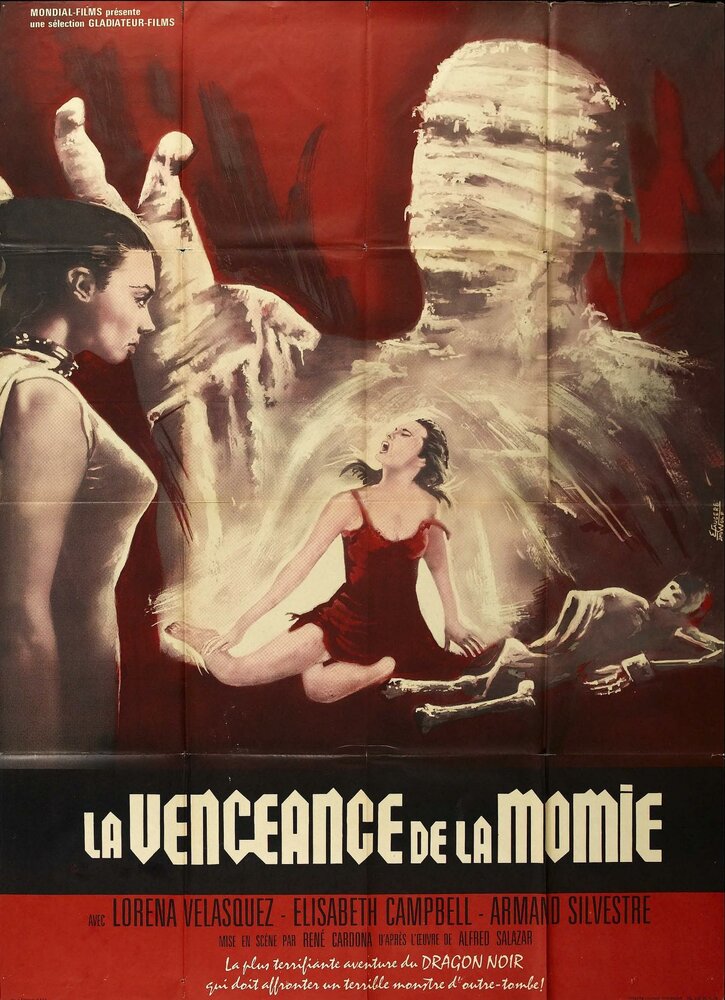Женщины-рестлеры против мумии ацтеков (1964) постер