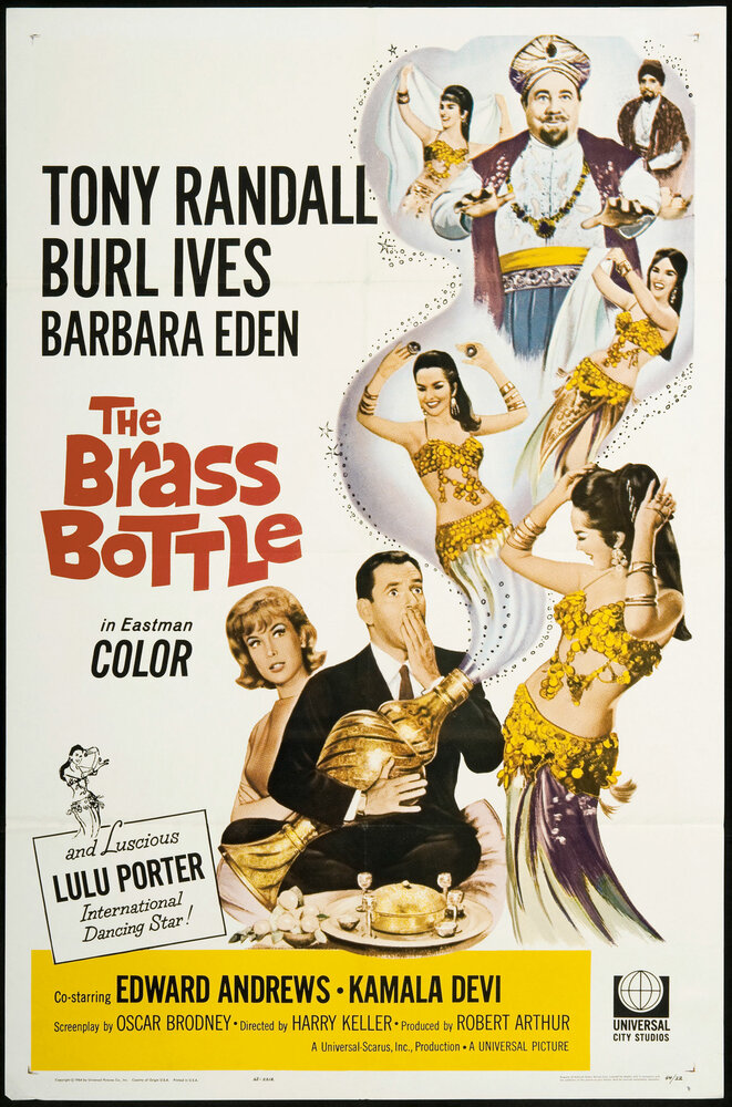 The Brass Bottle (1964) постер