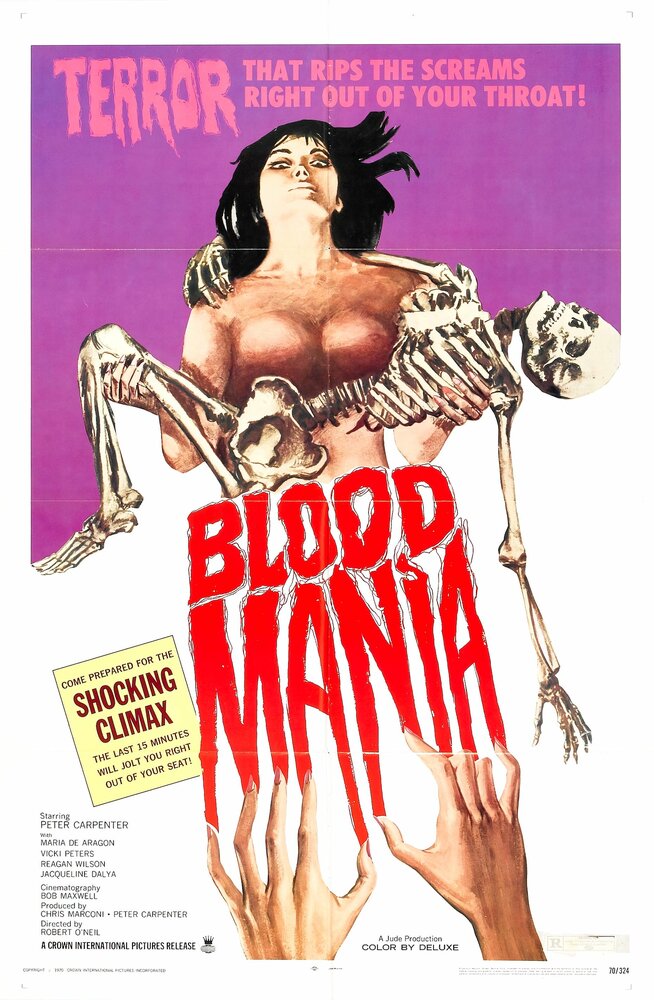 Кровавая мания (1970) постер