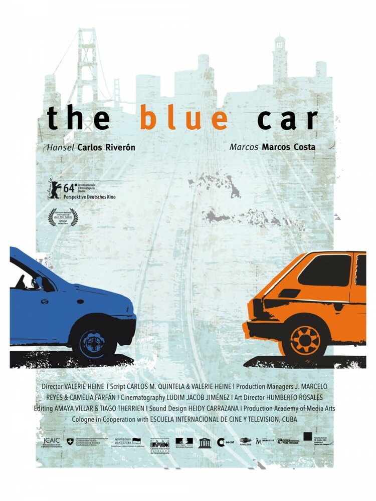 Синий автомобиль (2014) постер