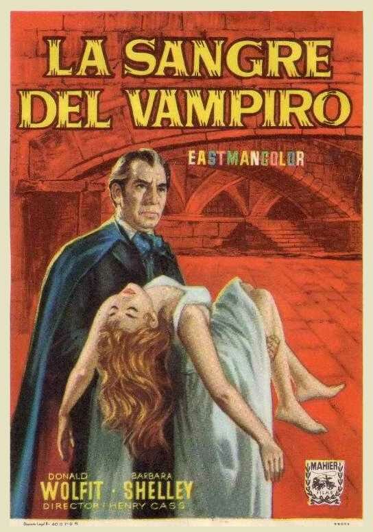 Кровь вампира (1958) постер