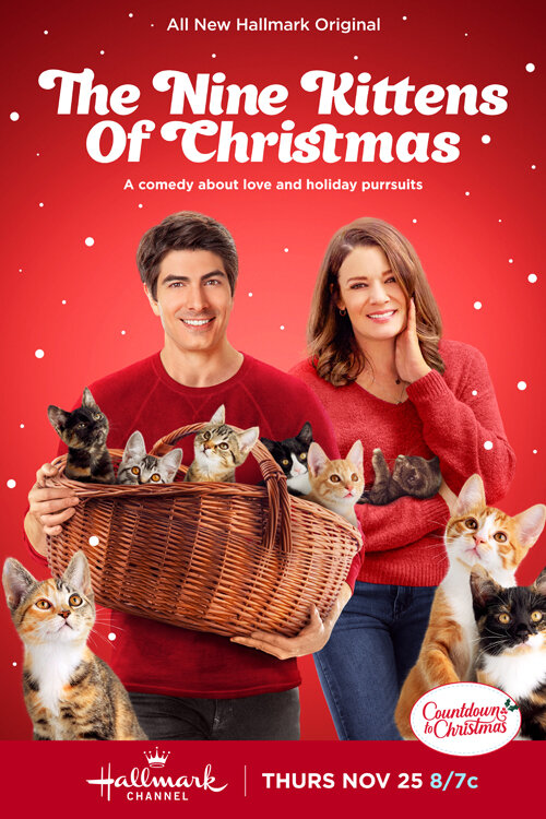 The Nine Kittens of Christmas (2021) постер