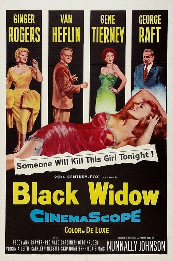 Черная вдова (1954) постер